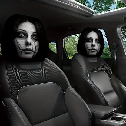 🔥2026 Ghost Face Headrest Covers | 2Pcs