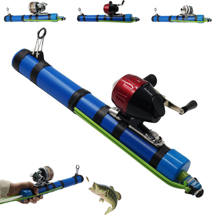 🎖️Fishing Catapult Rod, Portable Compact Telescopic Slingshot Fishing Reel