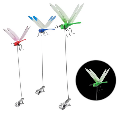 🎖️2026 Summer Hot Sale 49% OFF🔥24 Pack 3D Dragonfly Clips, Fake Dragonflies with Stakes