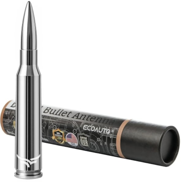 🎖️Hot Sales 49% OFF🔥50 Cal Badass Bullet Antenna for Ford Dodge GMC Chevy & Jeep 200