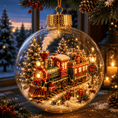 ✨Limited time 50% OFF -✨🎄 Glowing Christmas Story Ornament – Light-Up Mini Holiday Scene(📦Buy 3 Free Shipping)