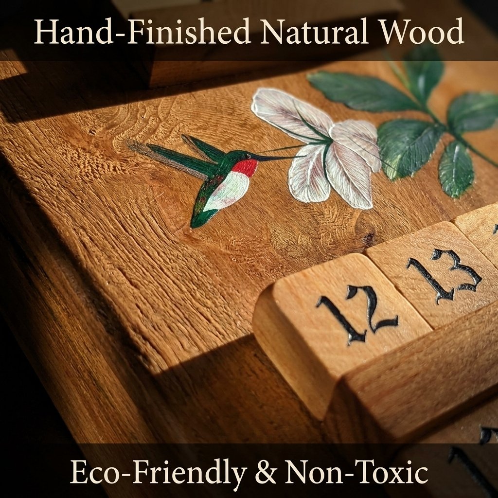 🔥Last Day 49% OFF - 📆Handmade Vintage Wooden Perpetual Calendar