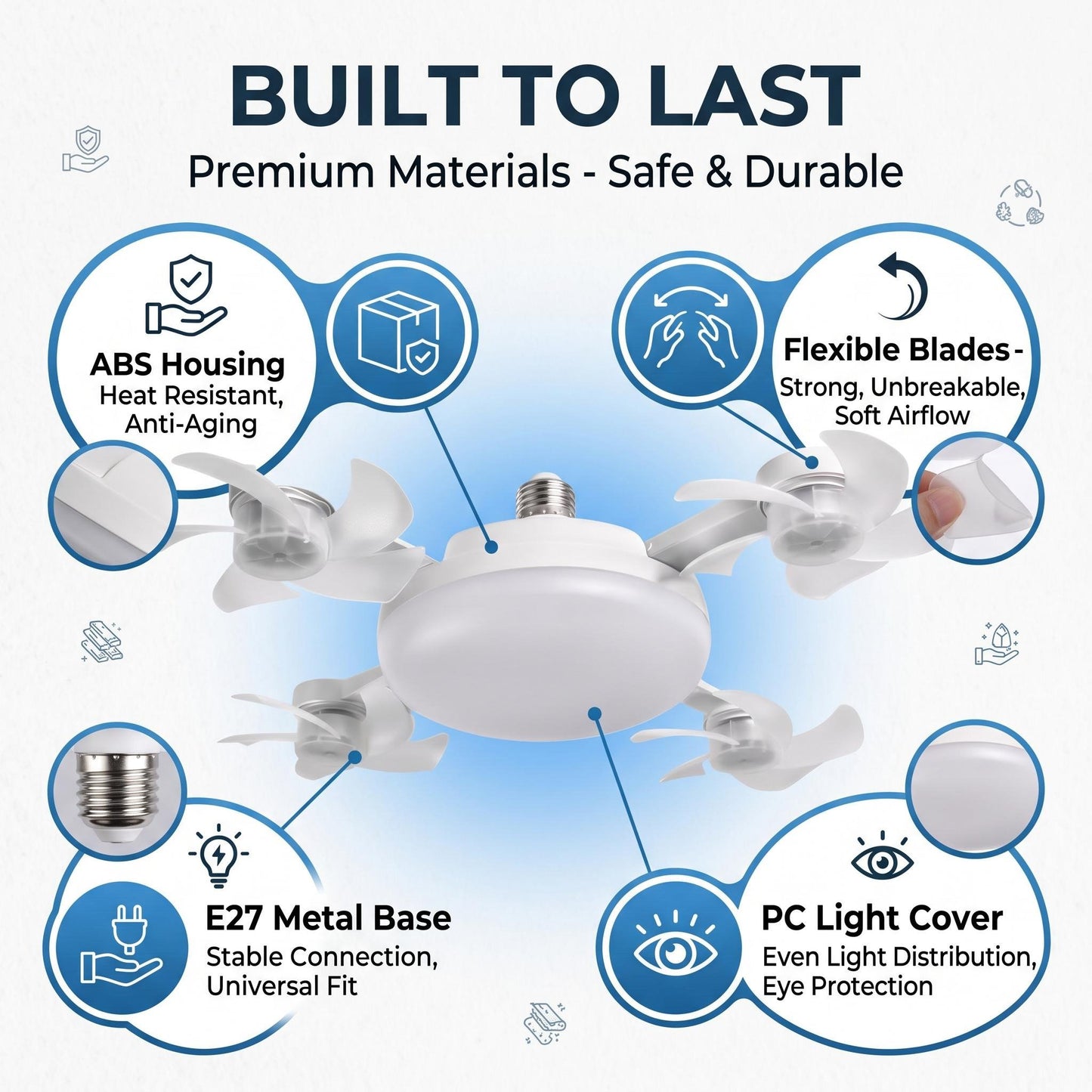 ✨24-Hour Flash Deal⏰Ceiling Fan Light with Remote Control💡❄️