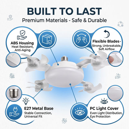 ✨24-Hour Flash Deal⏰Ceiling Fan Light with Remote Control💡❄️