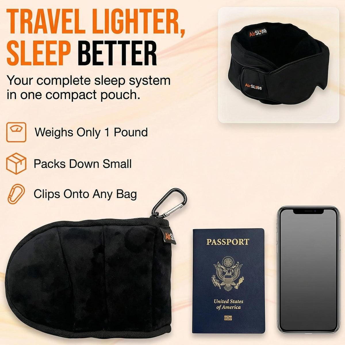 🔥3-in-1 Airplane Sleep Support System