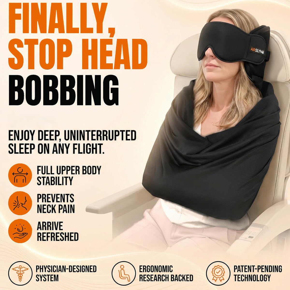 🔥3-in-1 Airplane Sleep Support System