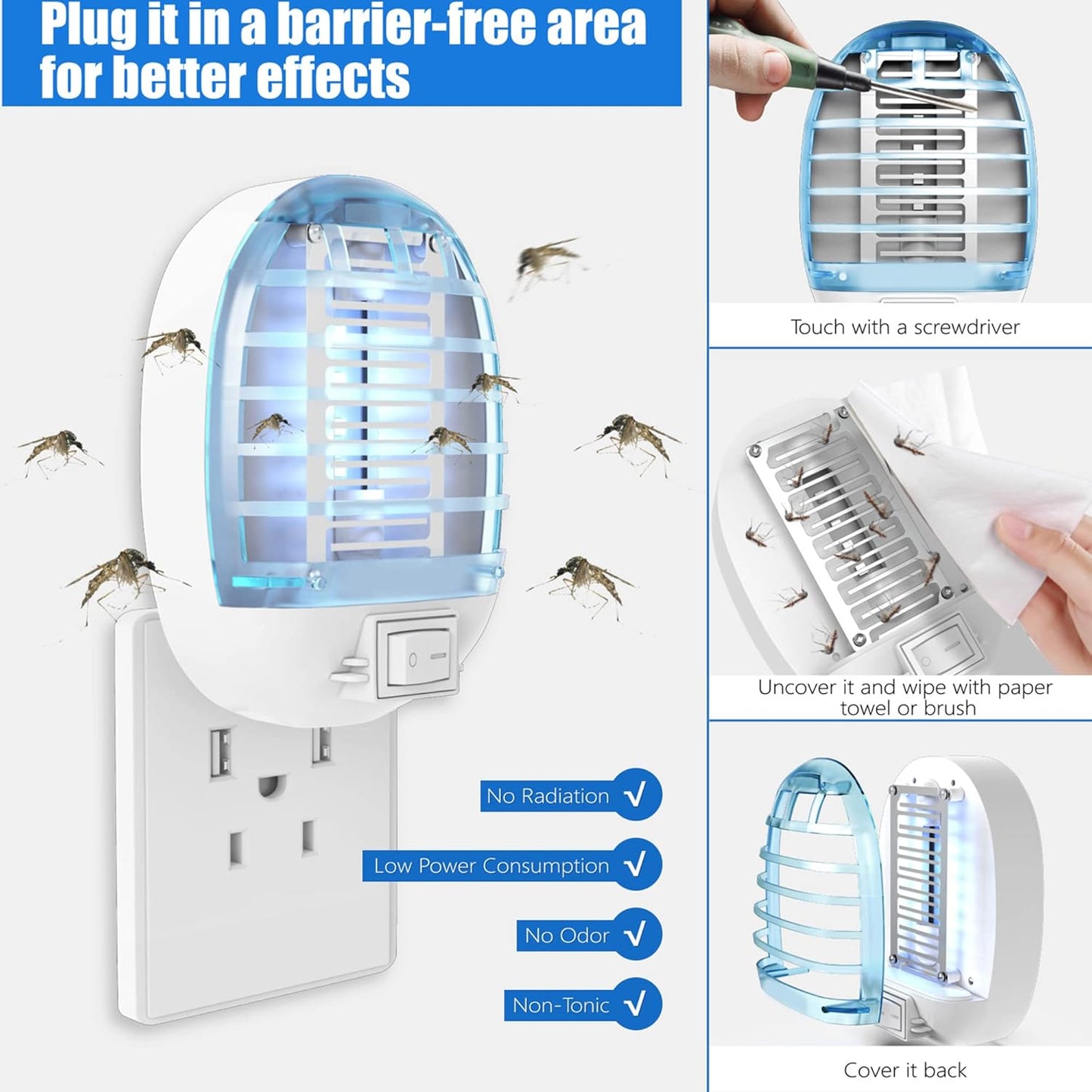 🎖️INDOOR BUG ZAPPER【2Pcs】