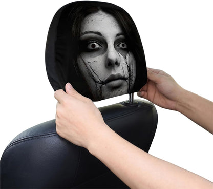 🎖️2026 Ghost Face Headrest Covers | 2Pcs