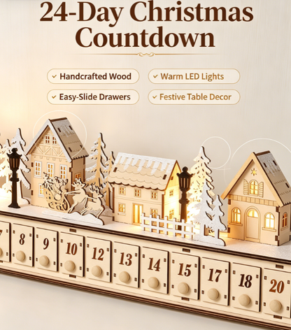 ✨Home Reflections Christmas Village Advent Calendar(📦Free Shipping)