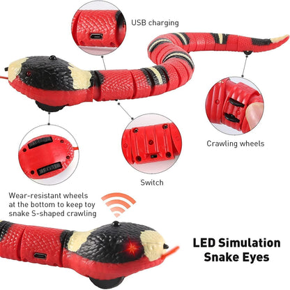 🎖️Induction Rechargeable Realistic Snake Toy
