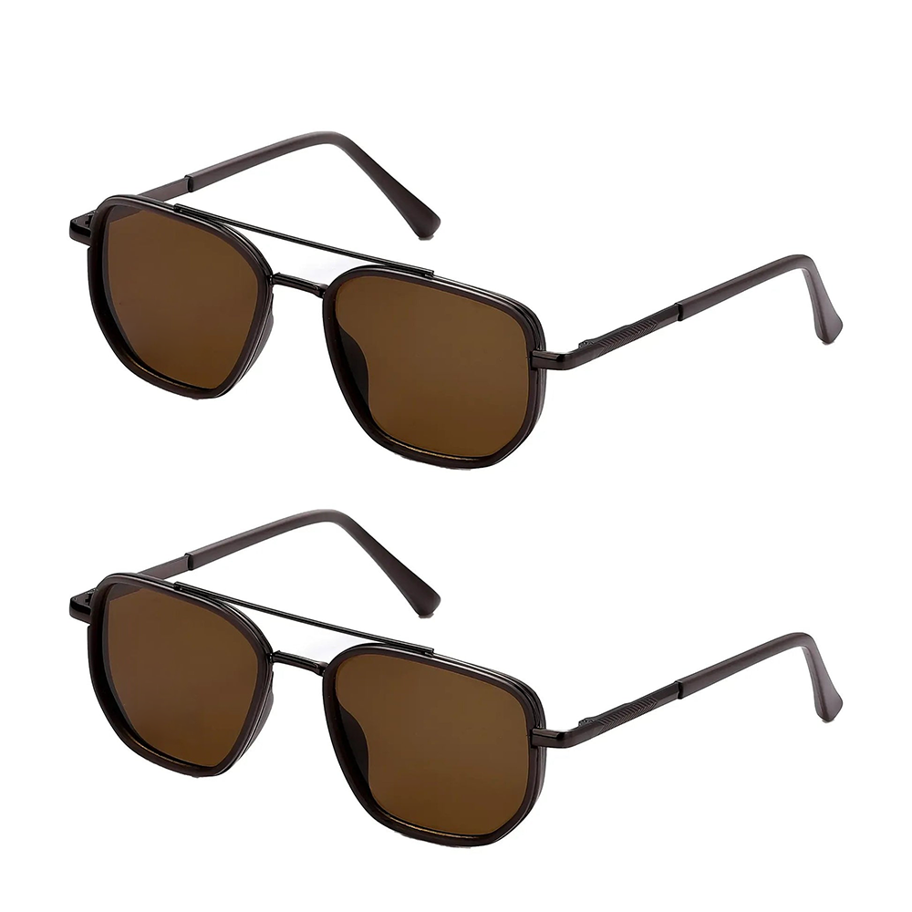 ✨😎 Fashion Geometric Double-Beam Sunglasses