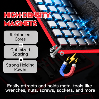 🔥Double-sided Flexible Magnetic Tool Mat & Tray Holder 🛠️🧲