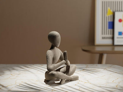 🎖️Yoga Meditation Figure – Minimalist Zen Statue