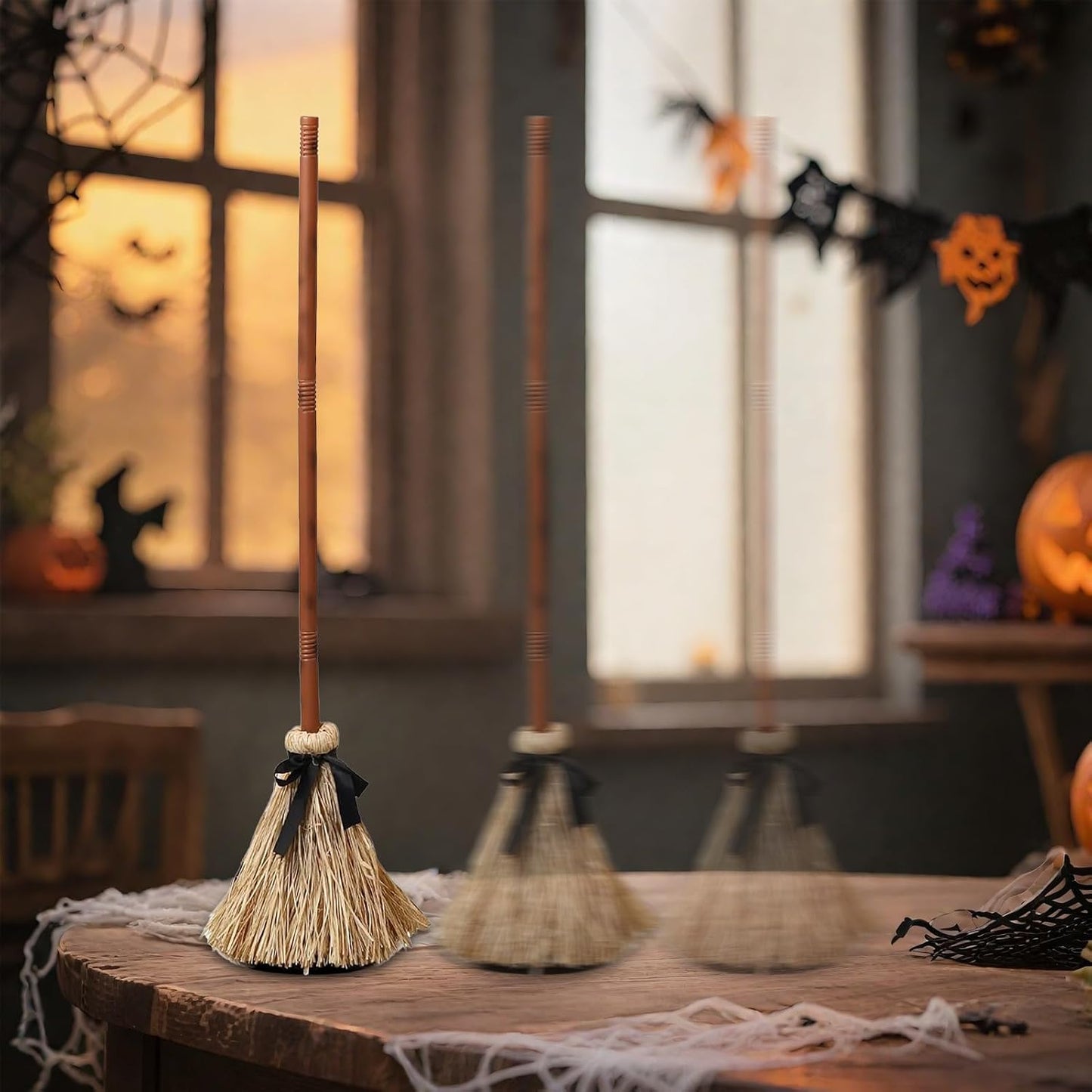 🎖️Dancing Witch Broom Touch Activated Halloween Decorations