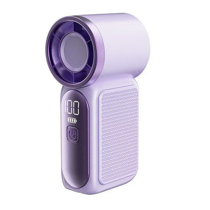 🎖️Portable Handheld Mini Fan 5 Speed Adjust Type c Rechargeable Fan Digital Display Desktop Fan Outdoor