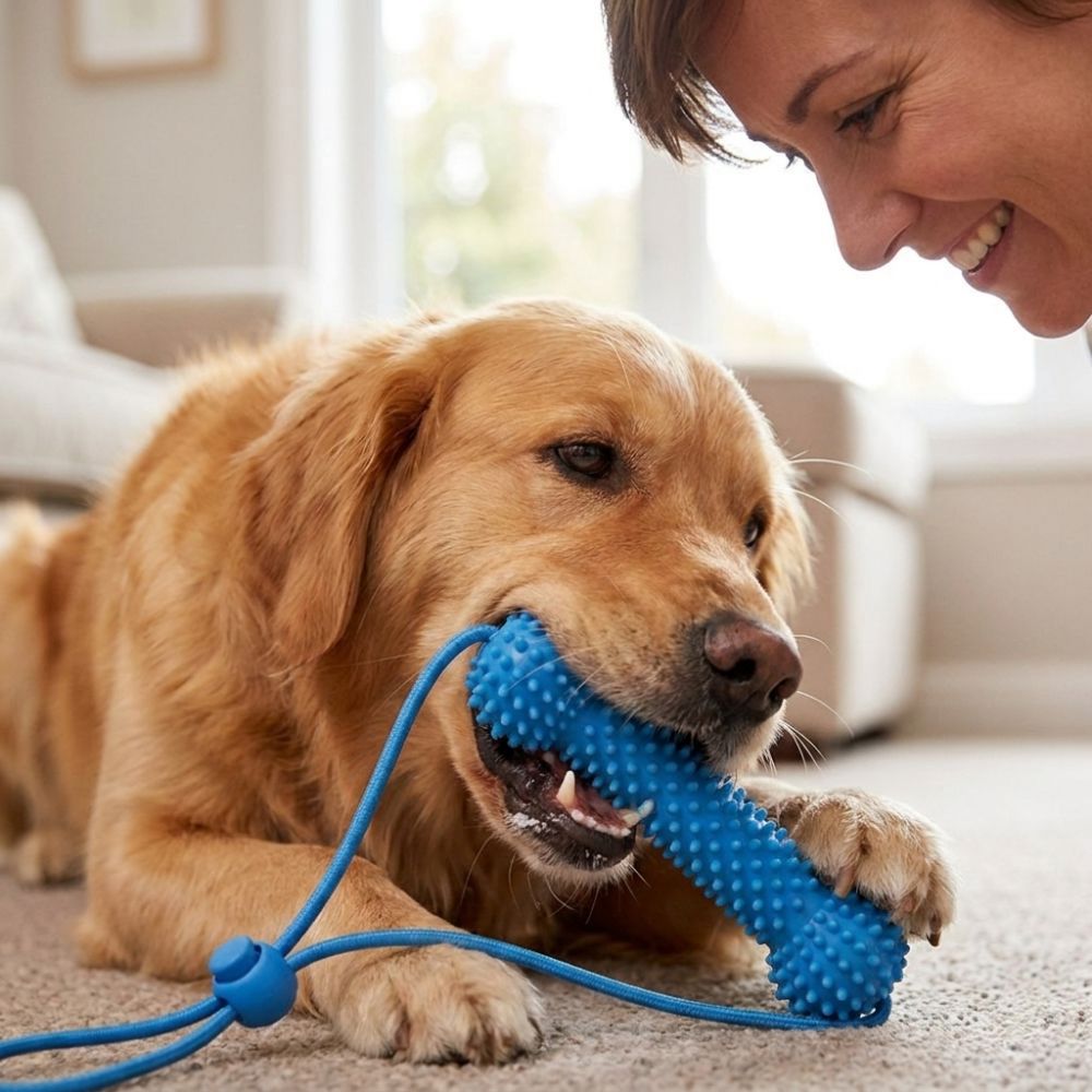 🎖️Bite-Resistant Dog Teething Stick