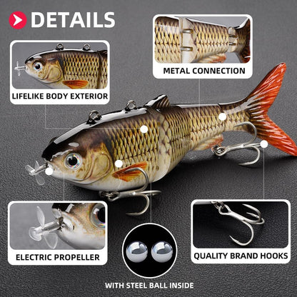 ✨Electric Robotic Swimming Fishing Lure🎣