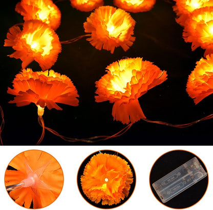 🎖️Lighted Marigold Garland