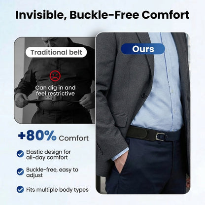 ✨ New Year Sale: 49% OFF! ✨ No-Buckle Elastic Belt for Men & Women – Adjustable, Stretchable & Invisible Fit 👖
