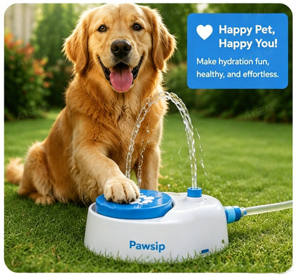 ✨Pawsip Outdoor Step-Activated Dog Water Fountain