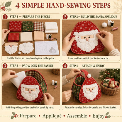 🔥Christmas Character Quilted Carry Basket ⭐🎉