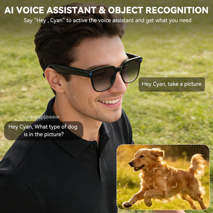 🔥Smart AI Camera Glasses with 8MP Photochromic Lenses