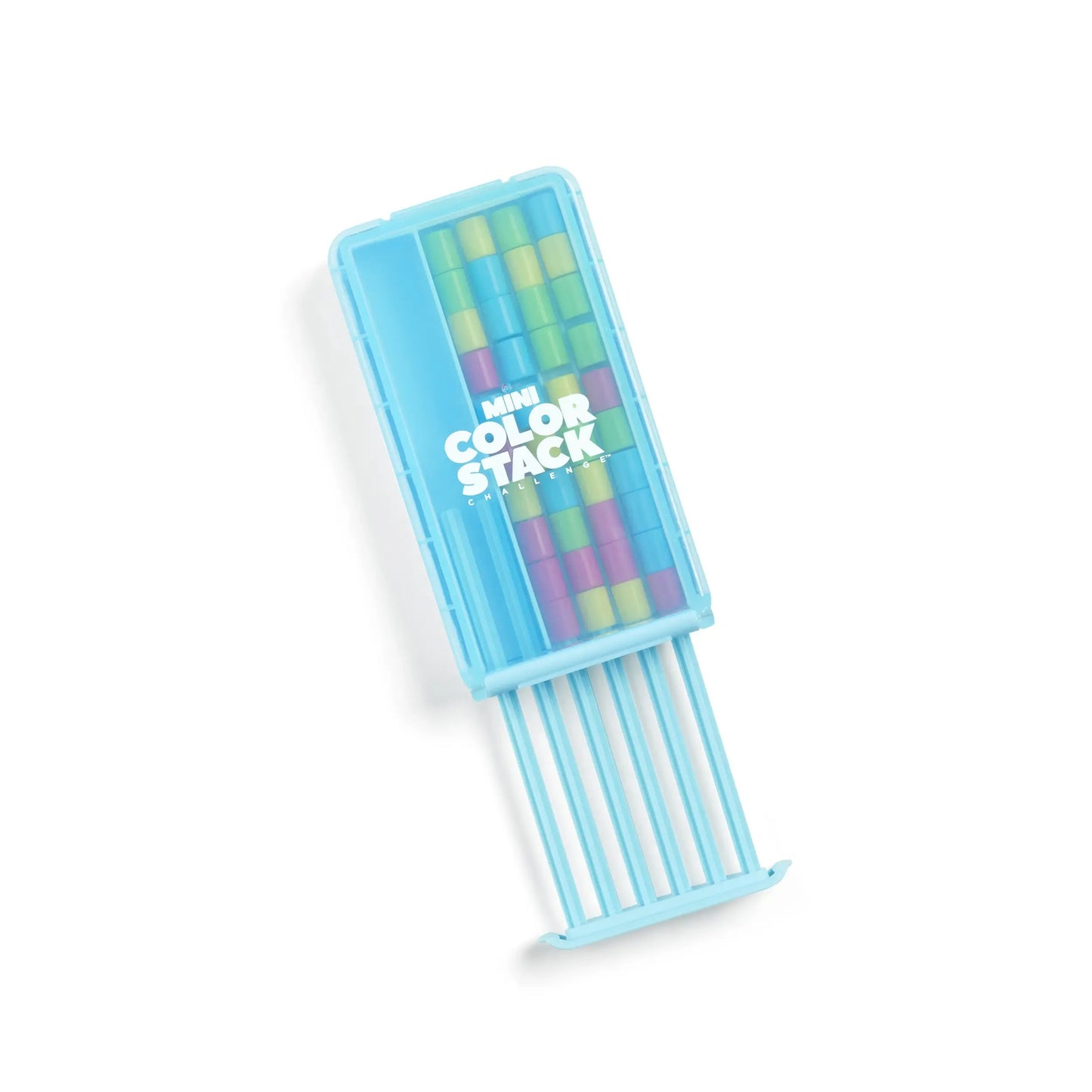 🎖️Mini Color Stack Challenge 🎯 – Portable Brain Teaser Travel Game with 40 Color Rings ✈️
