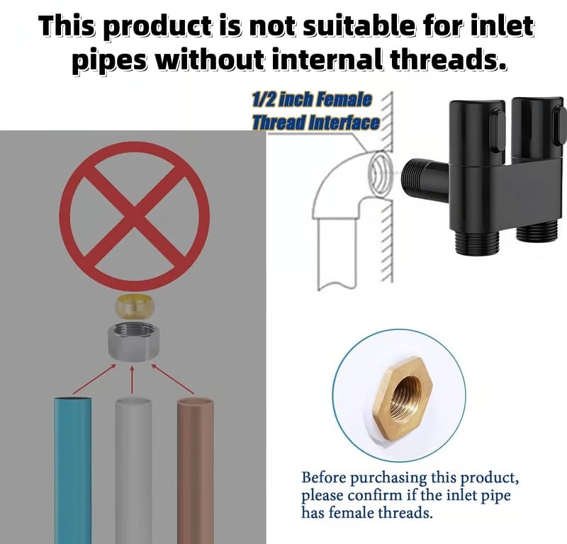 🔥 Last Day 49% OFF💥 1-In-2-Handheld Out Dual Control Valve Bidet Sprayer for Toilet