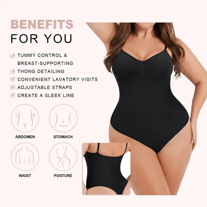🔥Seamless Covered Bust Jumpsuit Thong Bodysuit Fit Womenswear