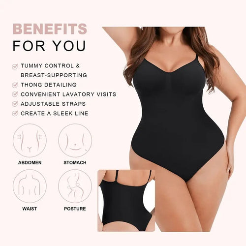 🔥Seamless Covered Bust Jumpsuit Thong Bodysuit Fit Womenswear