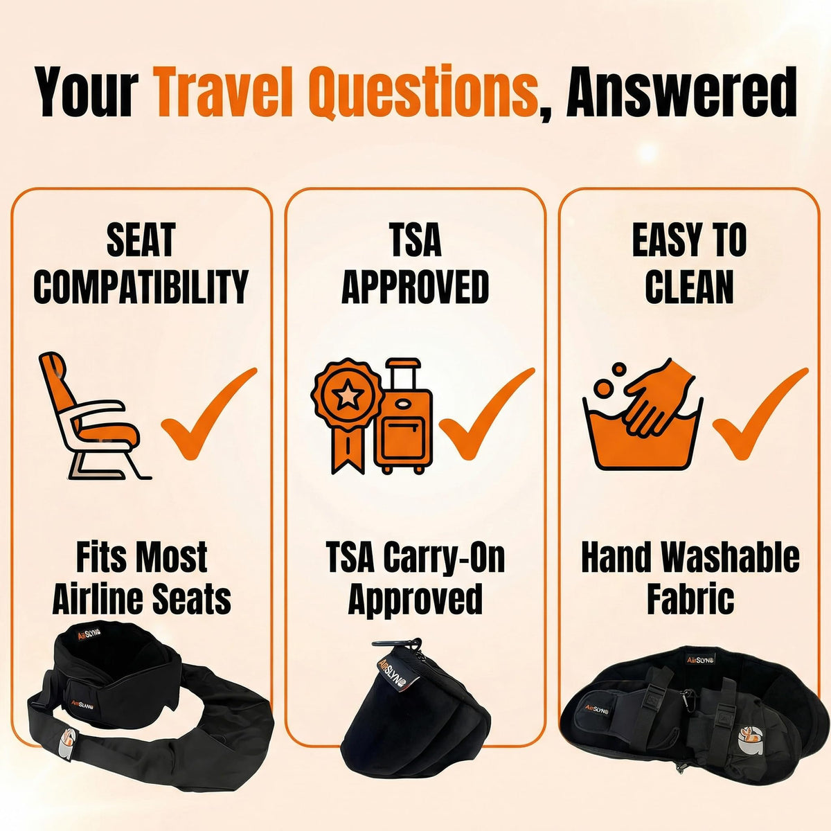🔥3-in-1 Airplane Sleep Support System