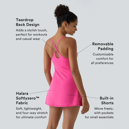 ✨Last day promotion🔥Plush Backless Active Dress-Easy Peezy Edition