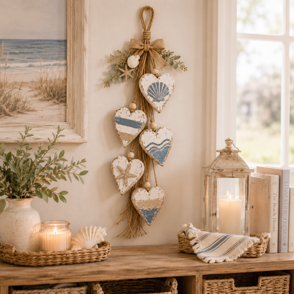 🔥🤎 Hanging Heart Wall Decor