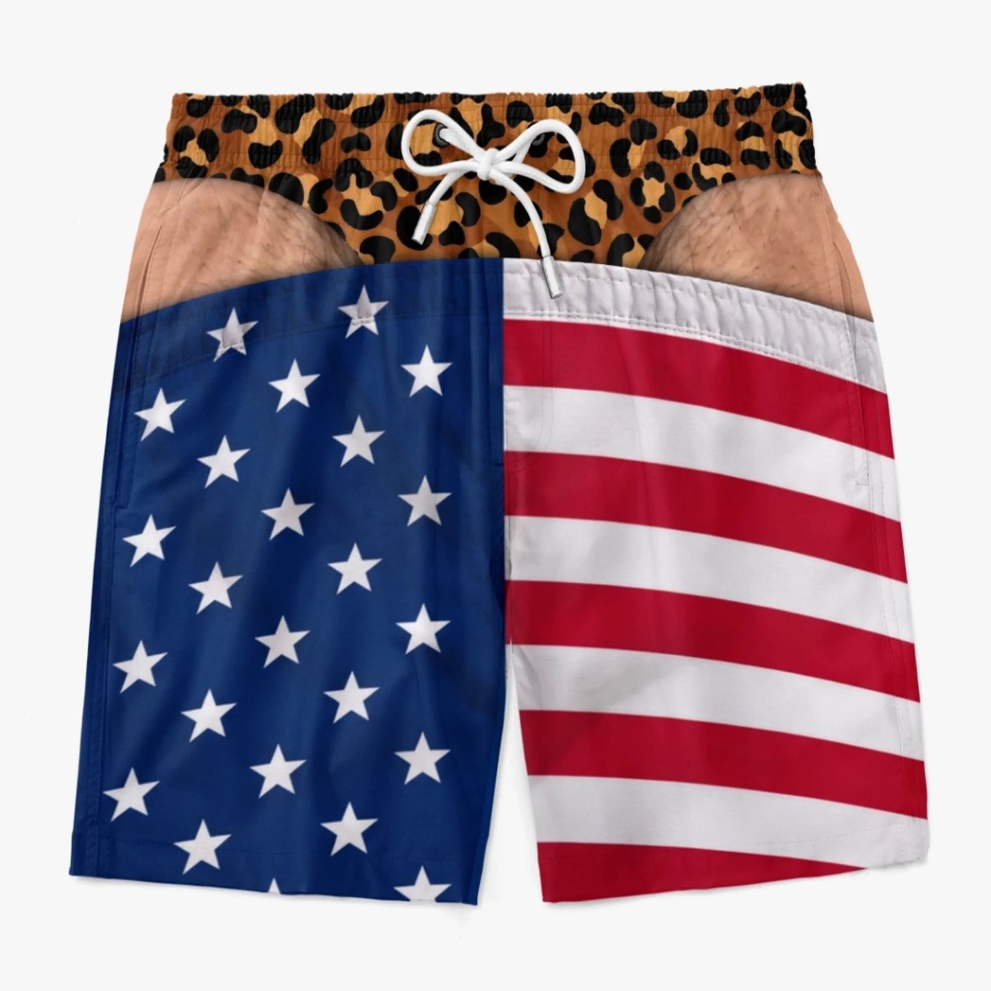 🔥Funny Patriotic Men Swim Trunks