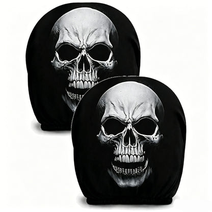 🎖️2026 Ghost Face Headrest Covers | 2Pcs
