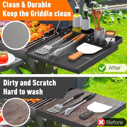 ✨🌞Summer Sale 49% OFF🍖Silicone BBQ Side Shelf Mat — Keep Tools Clean & Close