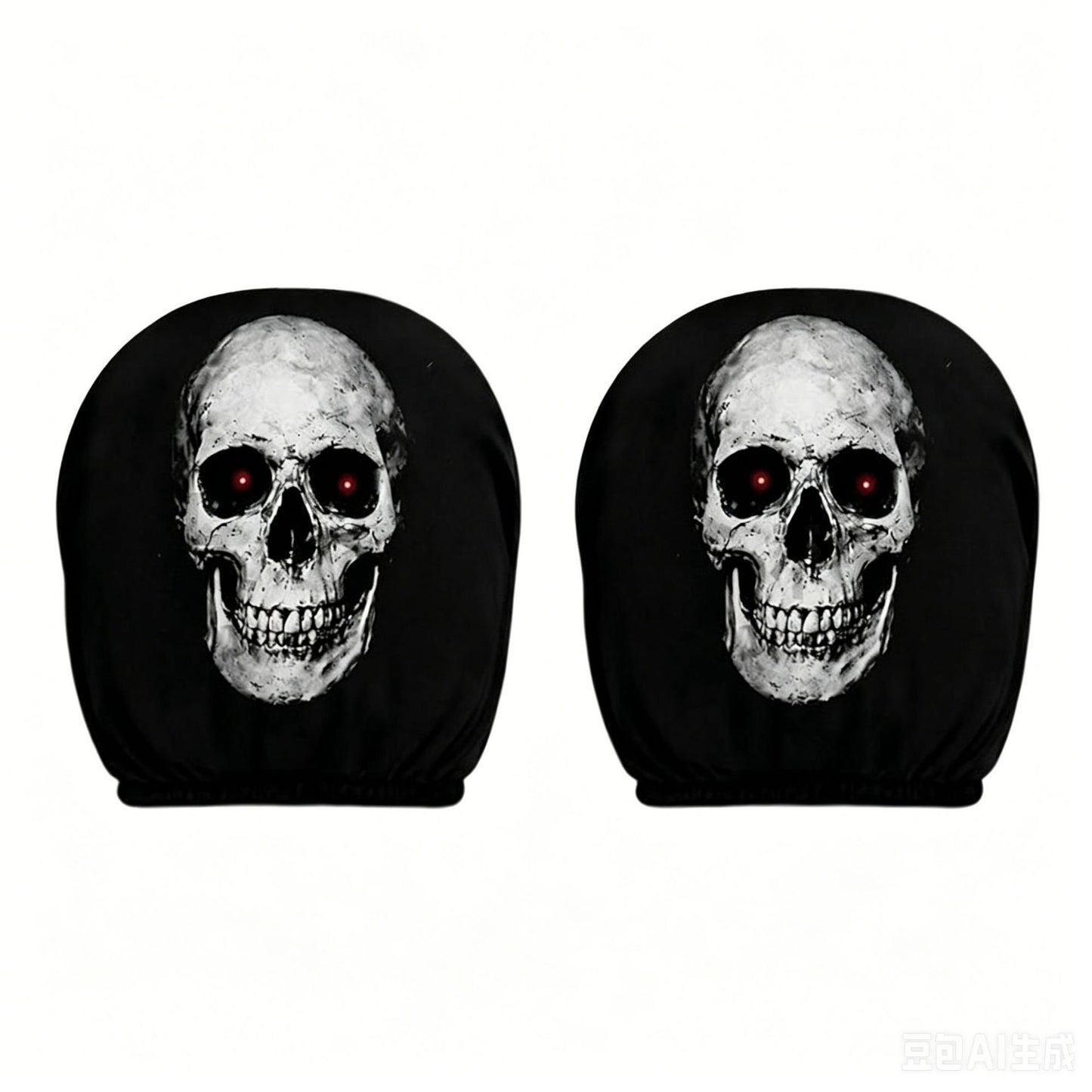 🎖️2026 Ghost Face Headrest Covers | 2Pcs