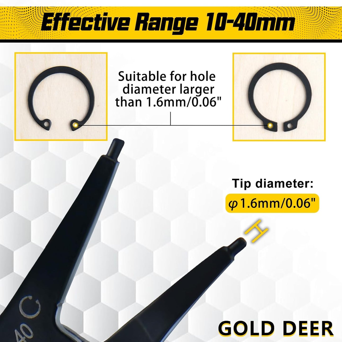 🔥2 PCS SET🔥 2-in-1 Internal & External Circlip Pliers 10-40mm