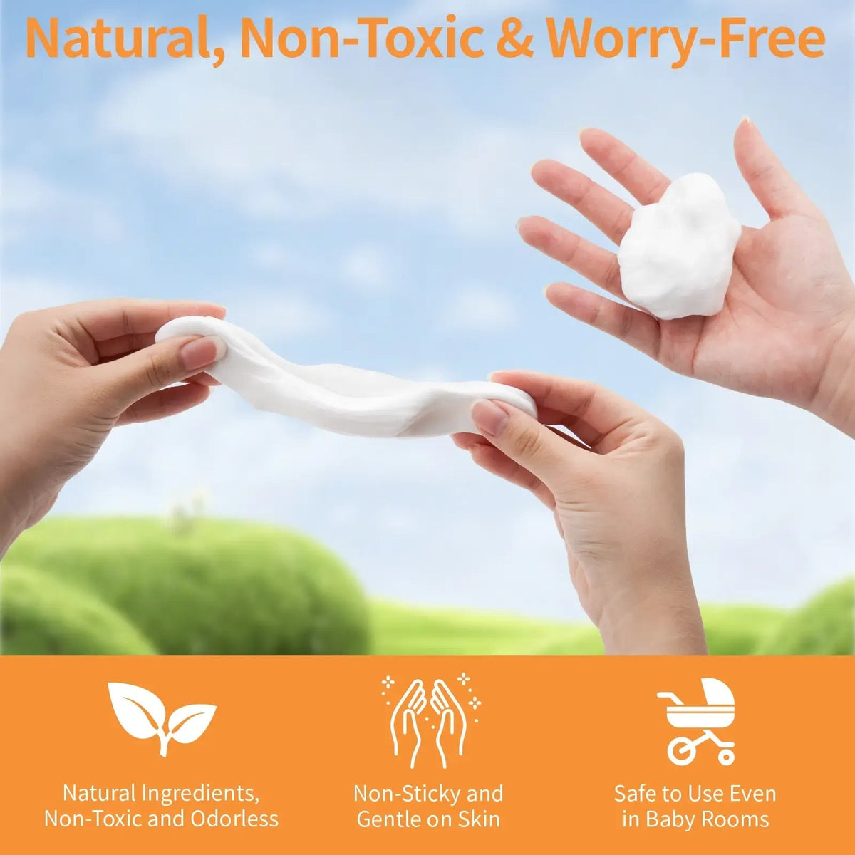 🔥10Pcs Professional Sealant Clay - Anti-Insect Wall Hole Filler Mud