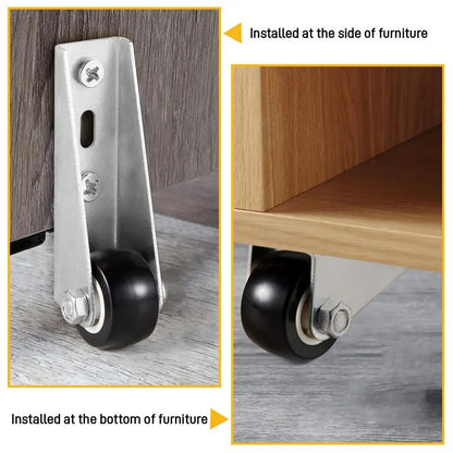 🎖️Quiet Rubber Caster Wheels
