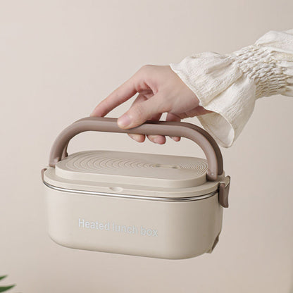 🎖️Electric Lunch Box, 304 Stainless Steel Dual Compartment Heated Container