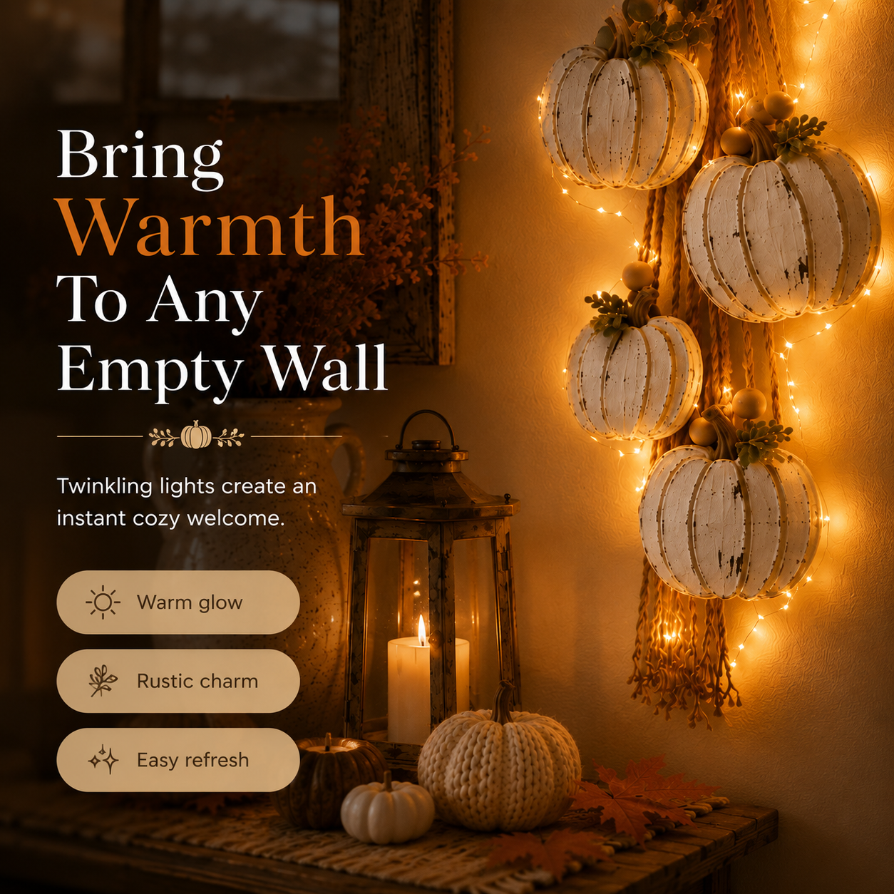 🔥🎃 Hanging Pumbkin Wall Decor