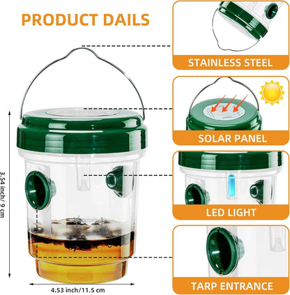 🎖️3Pcs Wasp Traps Outdoor Hanging, Carpenter Bees
