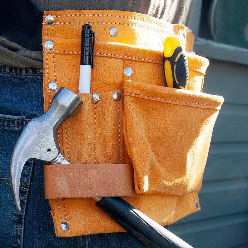 🎖️Personalised Pocket Leather Tool Belt