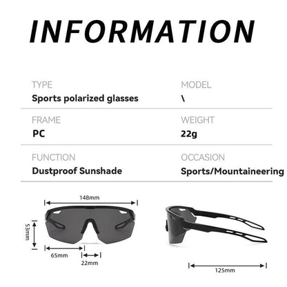 🎖️Polarized Cycling Sunglasses UV400 Sports Eyewear for Men Women