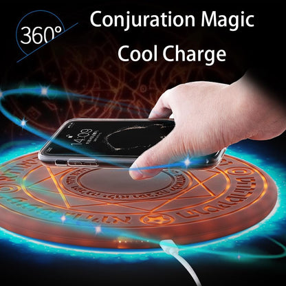 ⭐Magic Array Wireless Charger – Futuristic LED Light-Up Charging Pad for Your Desk