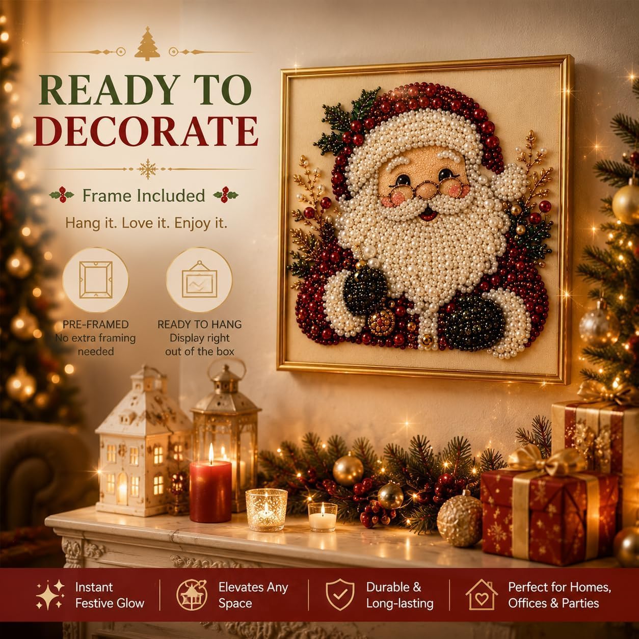 🎖️DIY Christmas Pearl Diamond Art Painting Art Kit