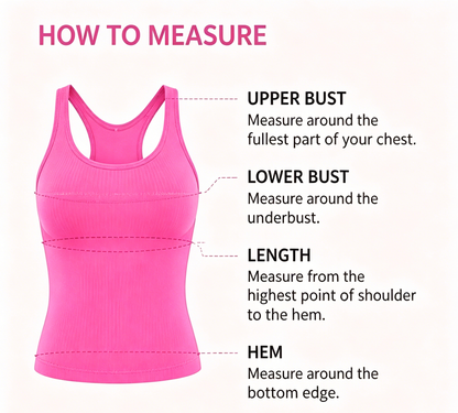 ✨Women’s Workout Tank Top with Built-In Bra👚