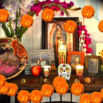 🎖️Lighted Marigold Garland