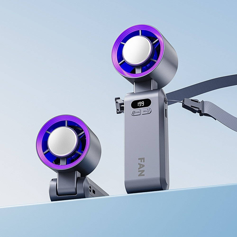 🎖️Portable fan Handheld High Speed Fan